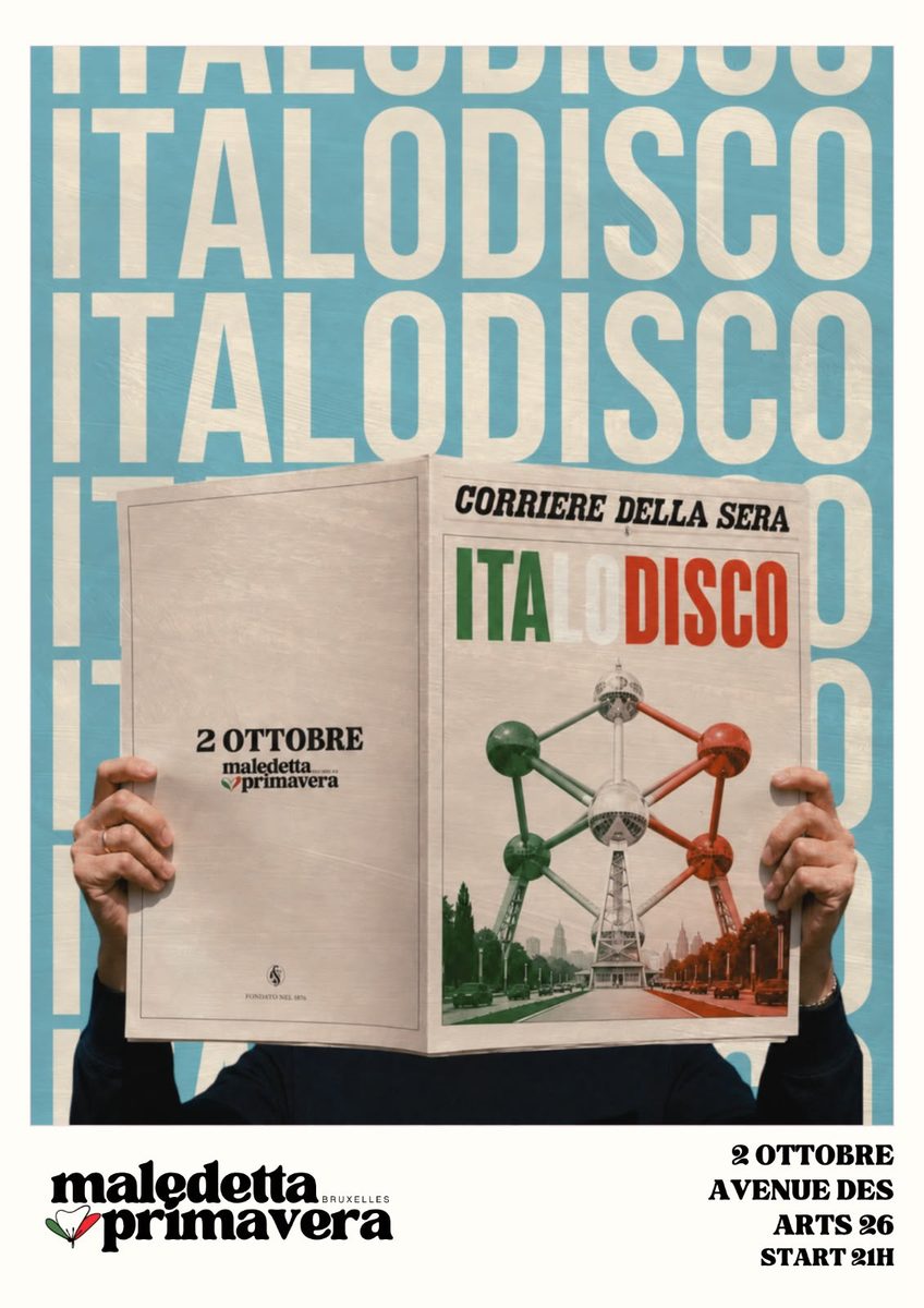 ITALODISCO poster — 2 October, Studio 26